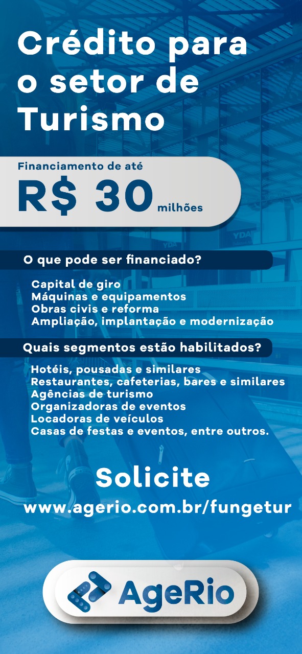 No momento você está vendo AGE Rio – Crédito Para o Setor de Turismo