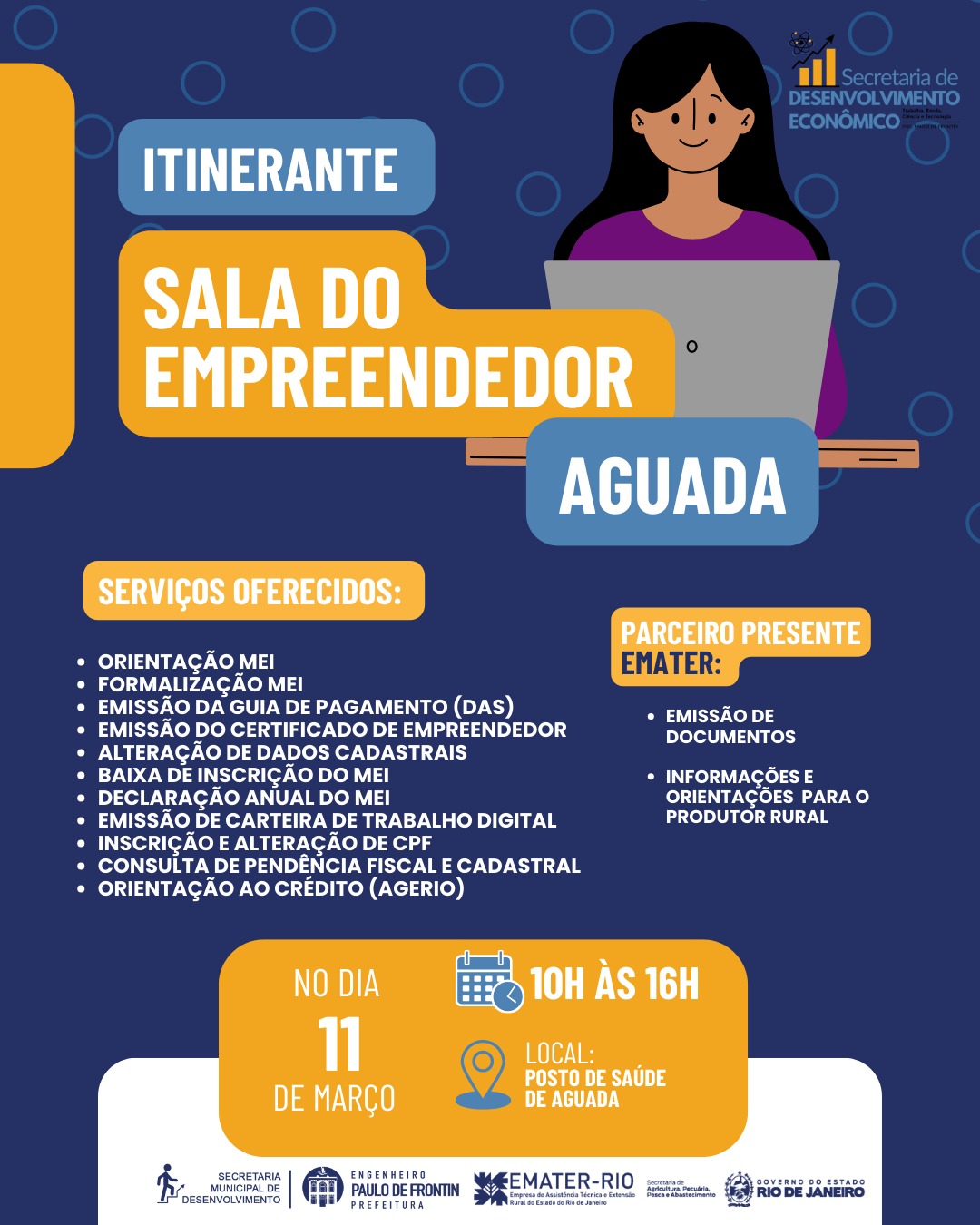 Leia mais sobre o artigo 📢 Sala do Empreendedor Itinerante – Aguada!