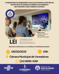 Leia mais sobre o artigo Convite para Palestra – Lei da Liberdade Econômica