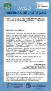 Leia mais sobre o artigo Aviso de Licitação