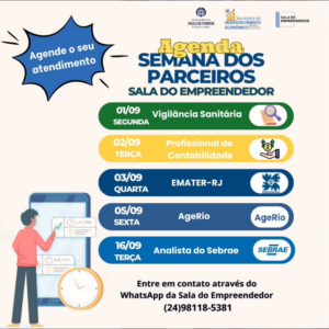 Leia mais sobre o artigo Semana dos Parceiros na Sala do Empreendedor de Paulo de Frontin! 🚀