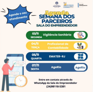 Leia mais sobre o artigo 📢 Semana dos Parceiros na Sala do Empreendedor de Paulo de Frontin! 🚀