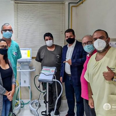 Secretaria de Saúde recebe respiradores para auxiliar no atendimento aos contaminados pela Covid-19