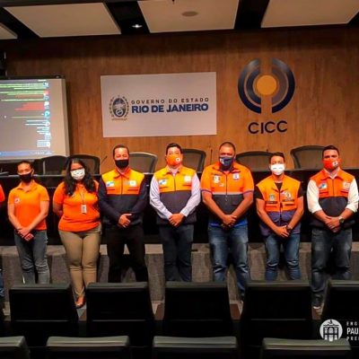Defesa Civil de Paulo de Frontin visita Centro Estadual de Monitoramento e Alerta de Desastres Naturais(CEMADEN-RJ)