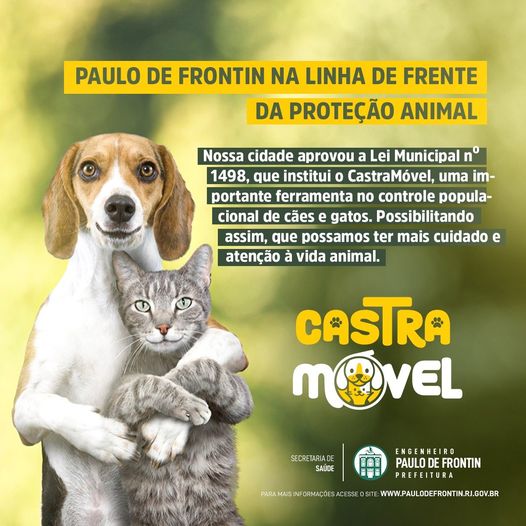 Paulo de Frontin na linha de frente da proteção animal