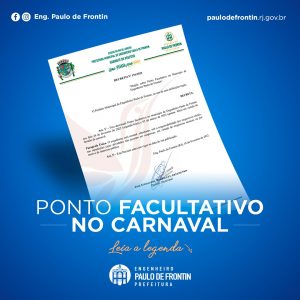 Leia mais sobre o artigo Ponto facultativo no Carnaval.