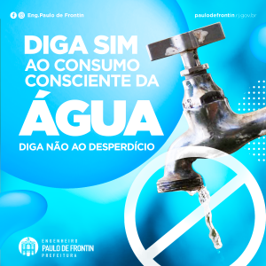 Leia mais sobre o artigo Diga sim ao consumo consciente da água!