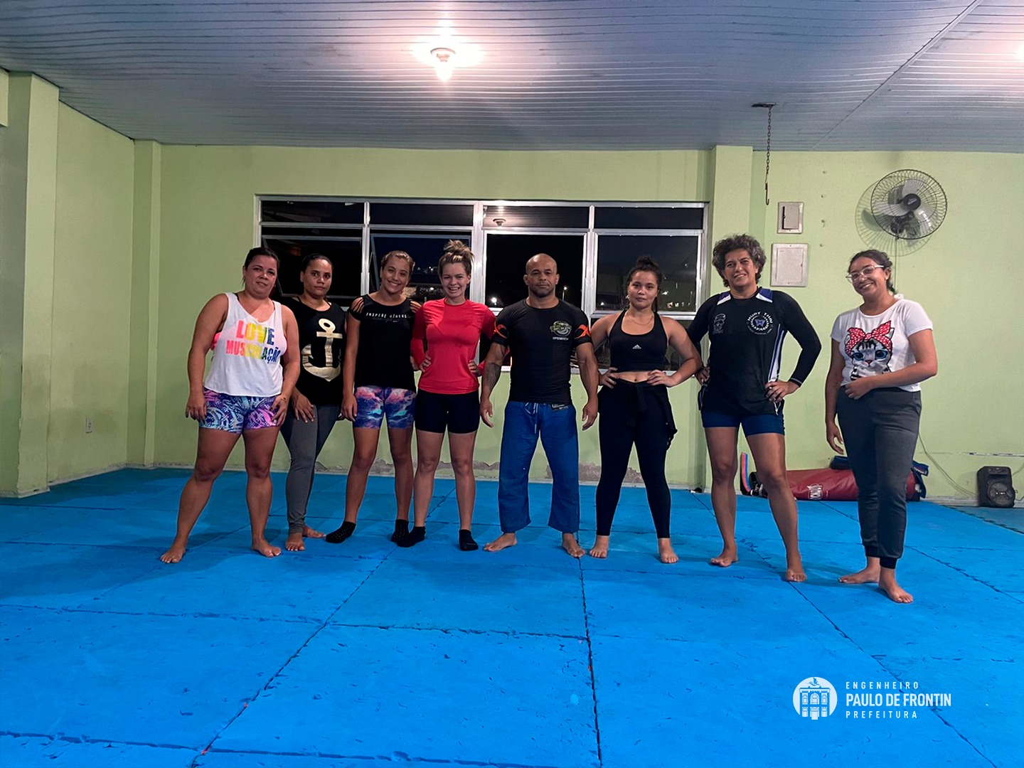 Aconteceu na noite desta quinta-feira(31) a aula inaugural de Defesa Pessoal Feminina.