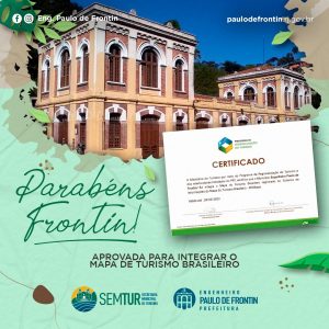 Leia mais sobre o artigo Município de Engº Paulo de Frontin é reconhecido no Mapa do Turismo Brasileiro.