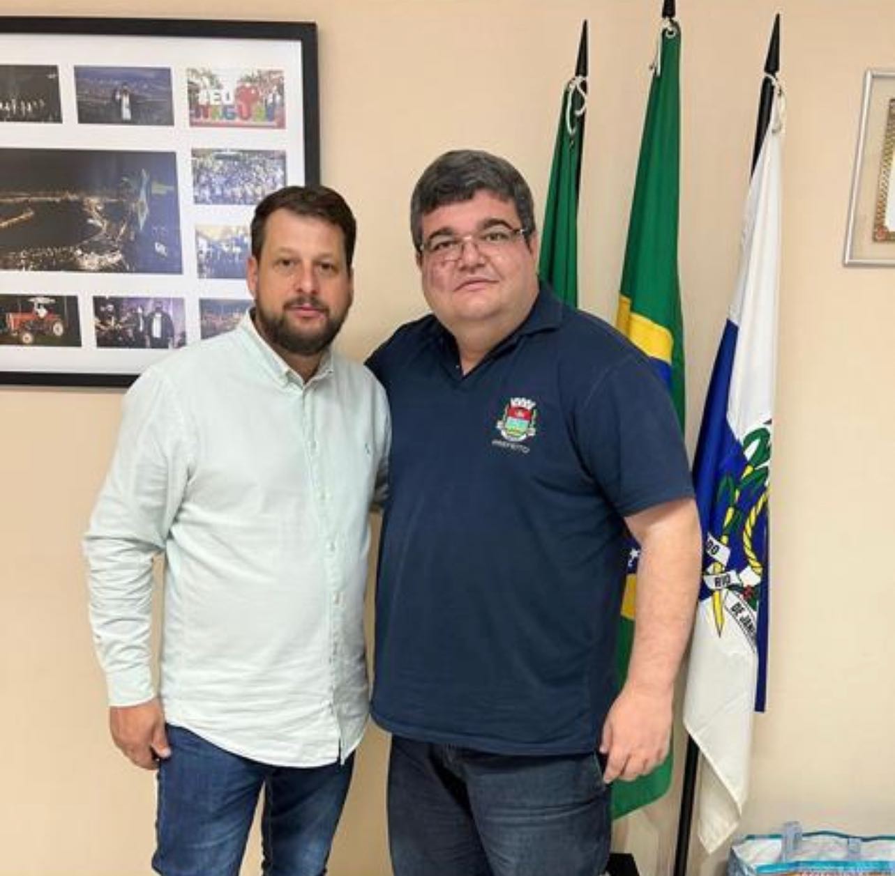 Prefeito Maneko Artemenko visita a cidade de Itaguaí e estreita parceria com o município.