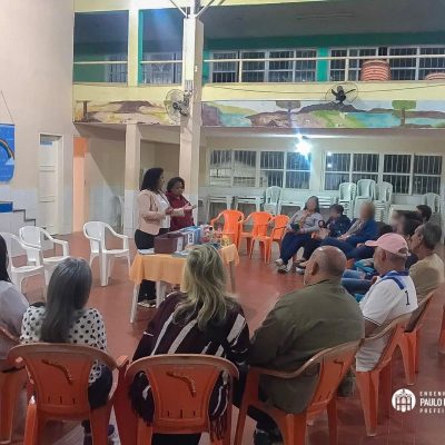 Sensibilização para Coleta Seletiva é realizada no Distrito de Morro Azul.
