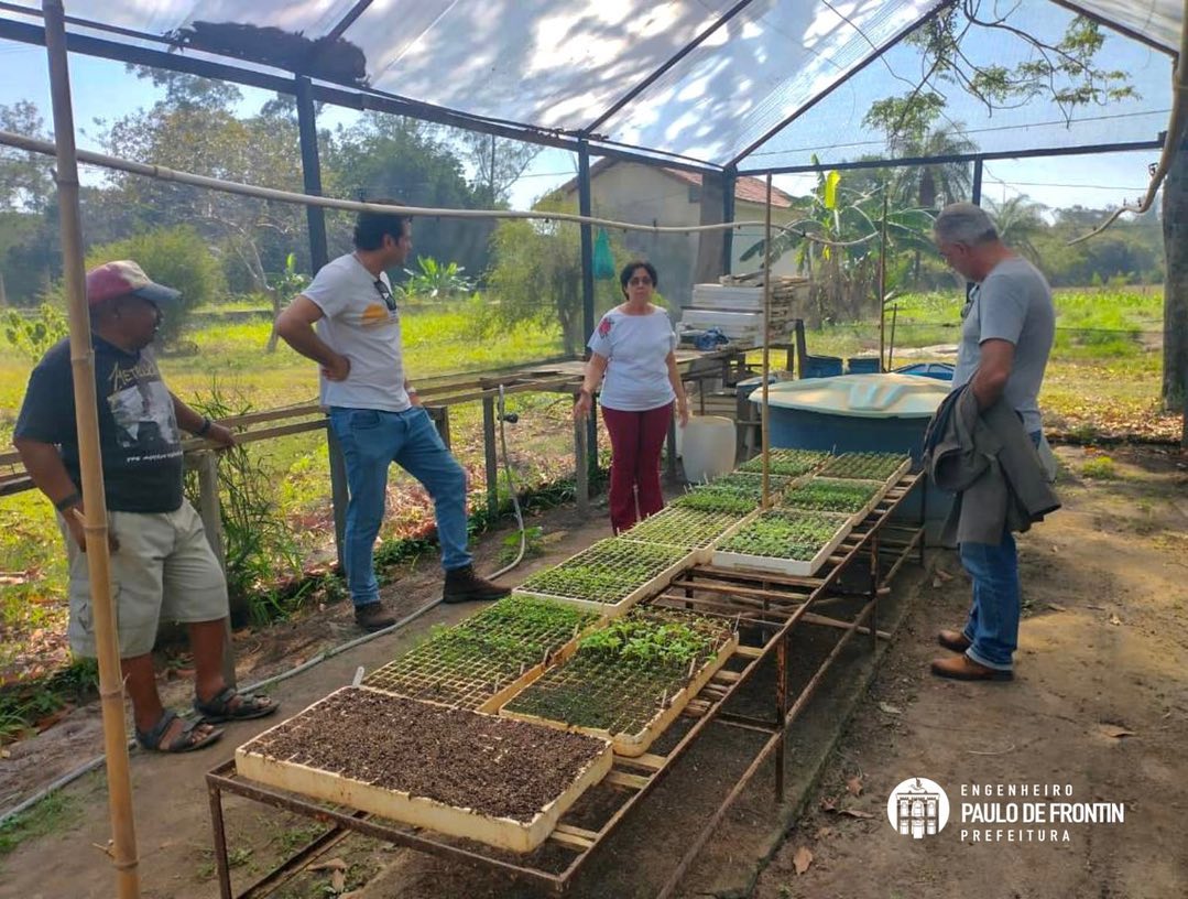 Secretário e Subsecretário Municipal de Agricultura realizam visita técnica na empresa PESAGRO, em Seropédica.